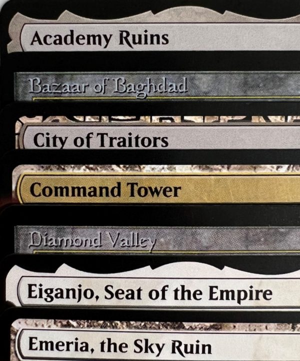 Academy Ruins Bazaar of Baghdad City of Traitors Command Tower Diamond Valley Eiganjo, Seat of the Empire Emeria, the Sky Ruin