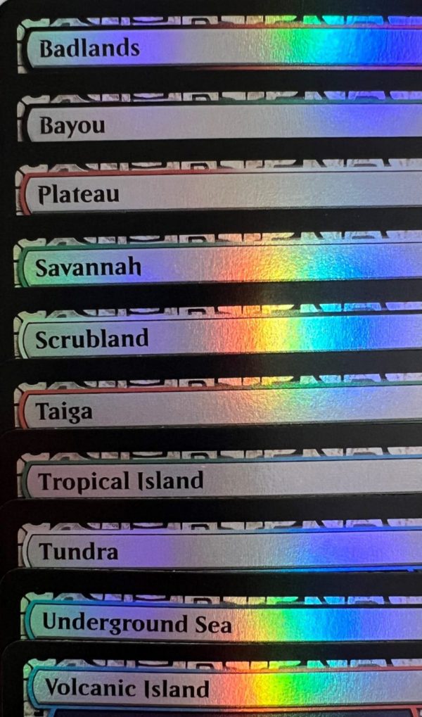 FOIL BFZ EXP Badlands Bayou Plateau Savannah Scrubland Taiga Tropical Island Tundra Underground Sea Volcanic Island