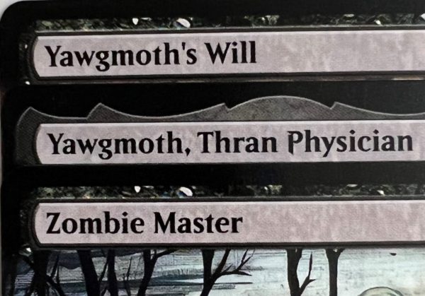 Yawgmoth's Will Yawgmoth, Thran Physician Zombie Master